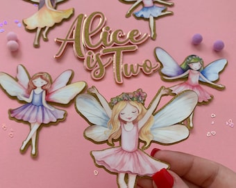 Fairy cake toppers / cake decorations
