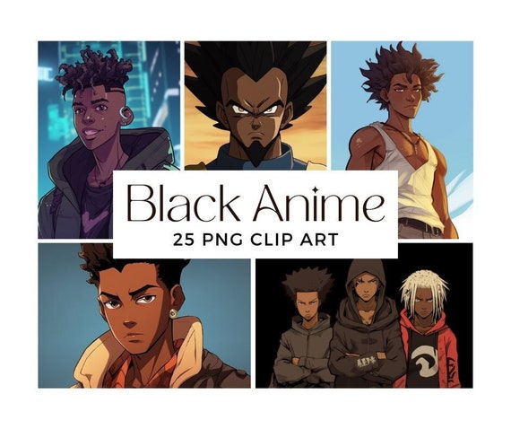 25 PNG Clip Art; Ethereal Black Anime Clip Art: Inspiring Digital Illustrations for Your Creative Projects, DIGITAL DOWNLOAD