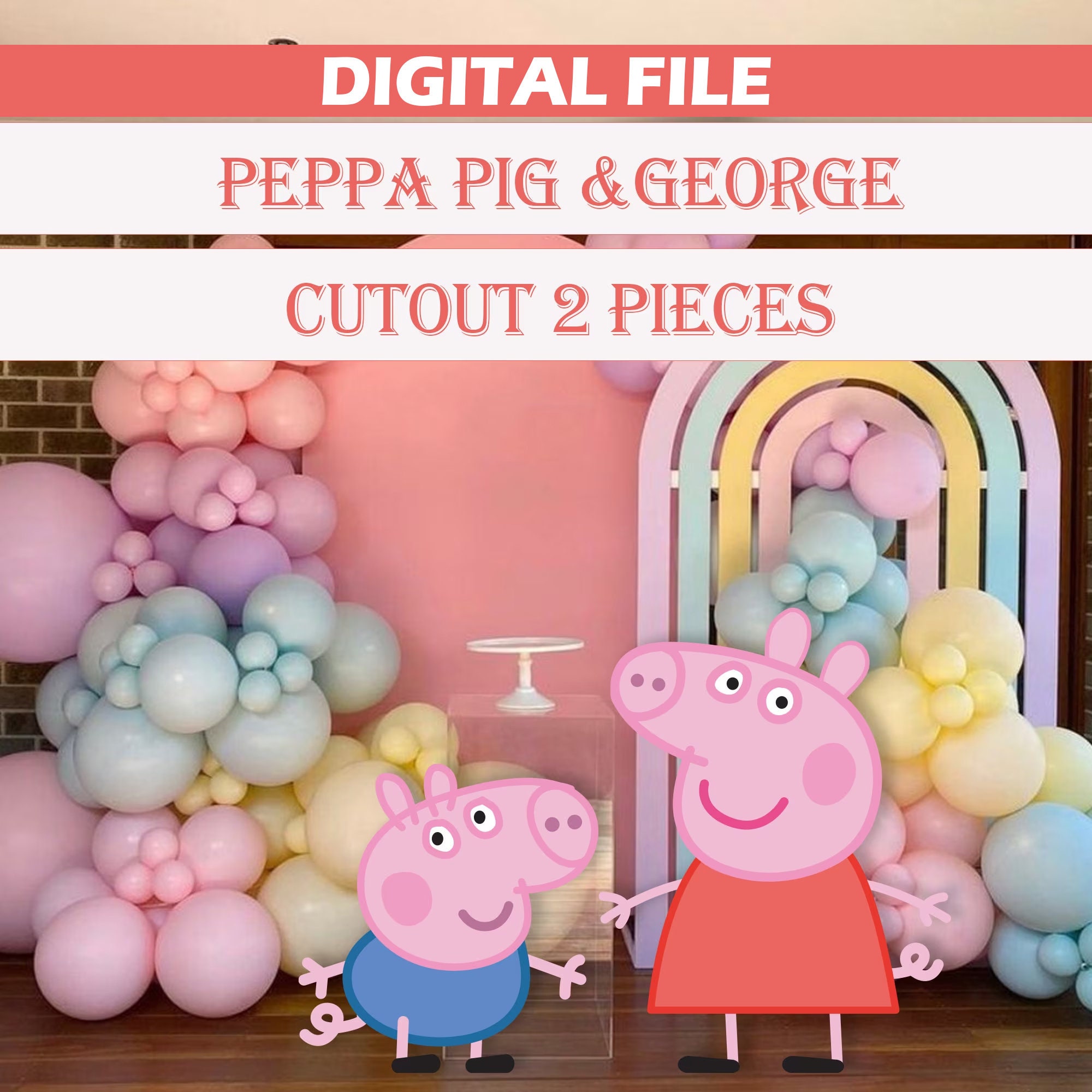 Buy CI: Figurine Peppa Pig balloons for only 3.62 USD by Anagram