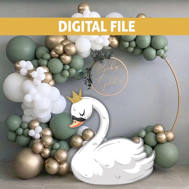 Menu Backdrop Swan Swan Backdrop - Etsy