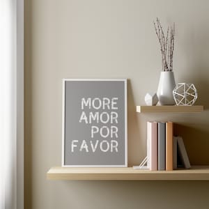 more amor por favor, typography poster, Portuguese language, black, white, Fado music, nostalgia, Portugal, typography poster print, download