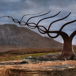 Sanctuary, North Uist, Äußere Hebriden, Schottland, Landschaft Fotodruck, Fotokunst, Abstrakt