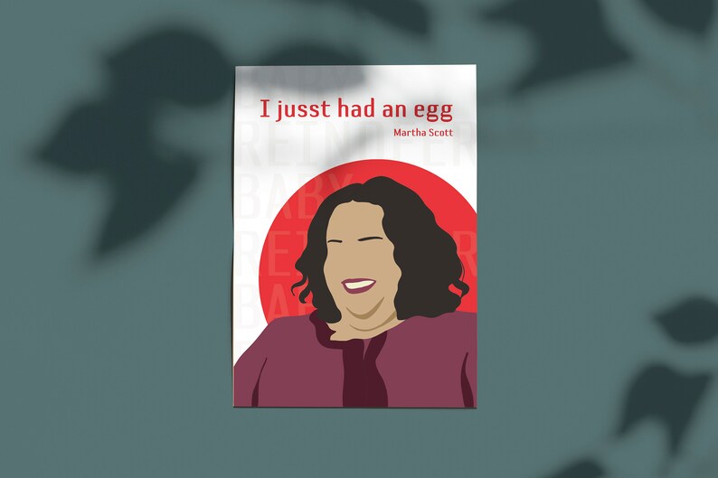 Baby Reindeer Martha Humorous Card Sent From My iPhone I Jusst Had an Egg Digital Download Etsy