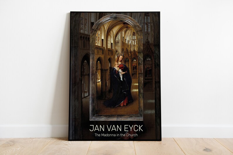 Jan Van Eyck the Madonna in the Church Poster - Etsy
