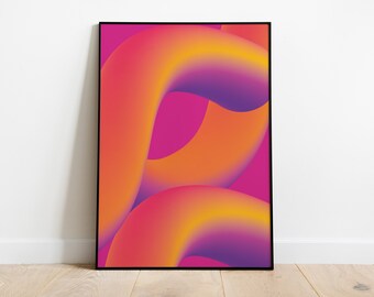 Abstract Art | Colorful Shapes | Geometric Wall Art | Minimalist Poster | Abstract Poster | Wall Art | Wall Decor
