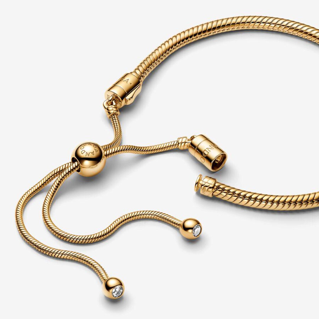 Snake Chain Slider Bracelet パンドラ Pandora Snake Chain Slider Bracelet - Etsy