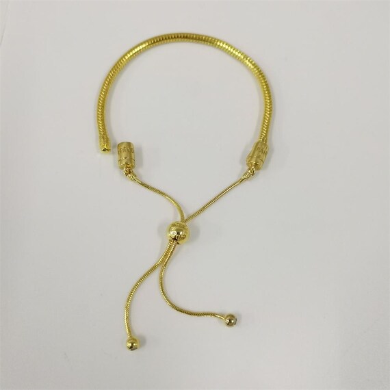 Pandora Snake Chain Slider Bracelet - Etsy