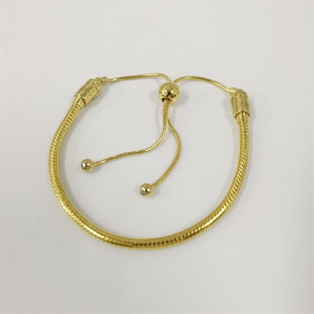 Pandora Snake Chain Slider Bracelet - Etsy
