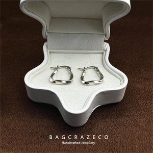S925 Sterling Silver Geometric Earrings