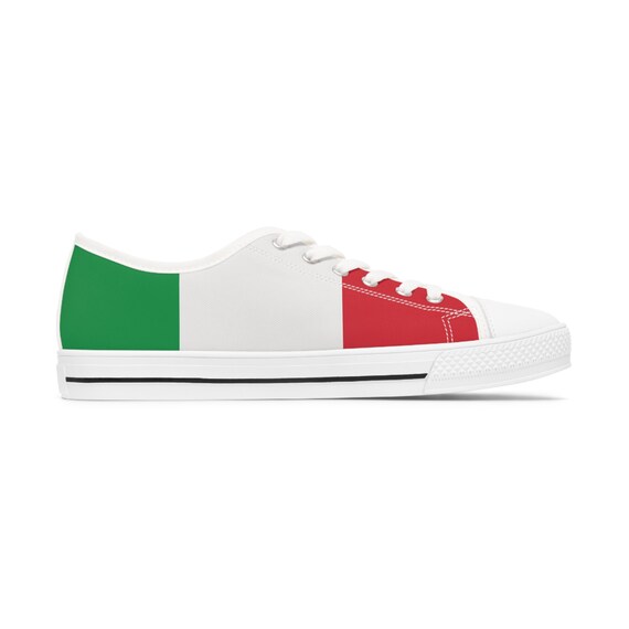 Flag Collection 11 Series Italy Women s Low Top Sneakers World Digital Fashion Style Etsy