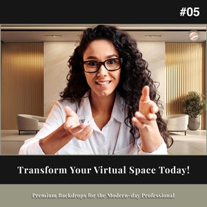 Luxury Virtual Meeting Background, Zoom Background, Teams Background, Skype Background, High Quality, Premium, Collection, #05
