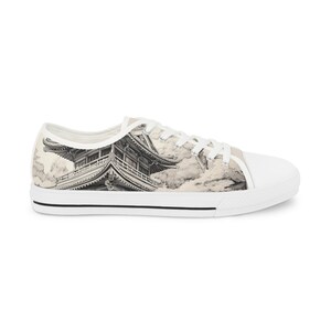 Romantic Collection, #6, Men&#39;s Low Top Sneakers, World, Digital, Fashion, Style