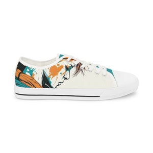 Graphic Collection, #1, Series, Men&#39;s Low Top Sneakers, Comic Art, Digital, Fashion, Style