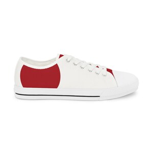 Flag Collection, #9, Series, Japan, Men&#39;s Low Top Sneakers, World, Digital, Fashion, Style