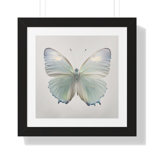 Butterfly Collection, #3, Square, Series, Framed Poster, Digital, Wall Art, Print, Theme, Style, Home