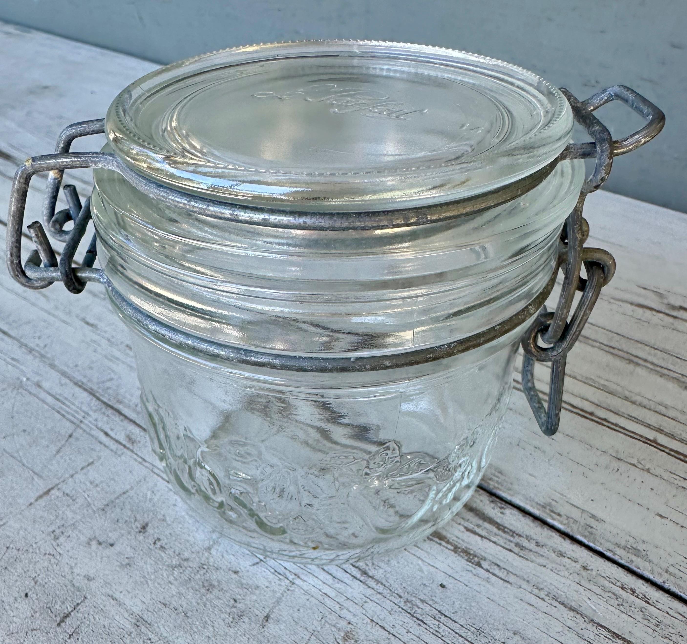 Jar With Hinge Lid - Etsy