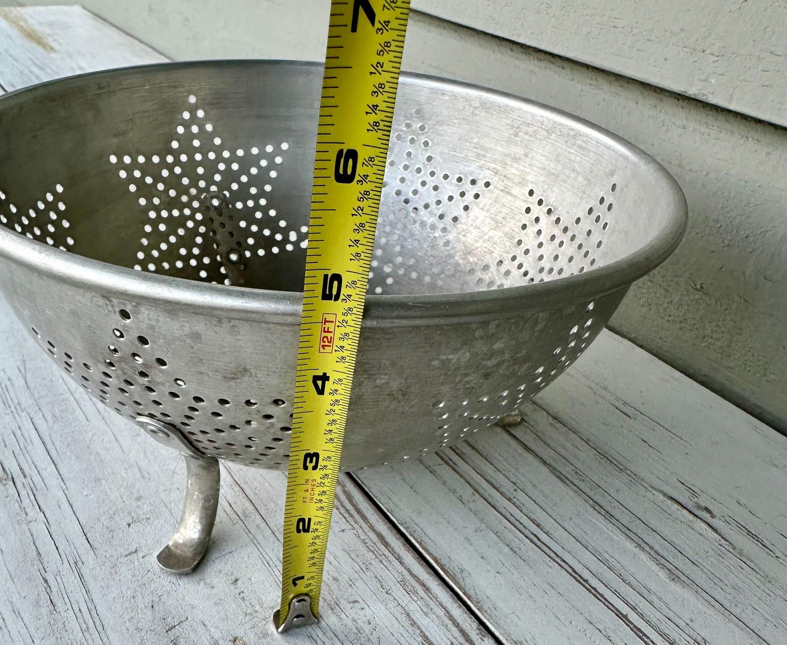 Vintage 1950s Aluminum Star Colander – Farmhouse Kitchen Decor - Etsy