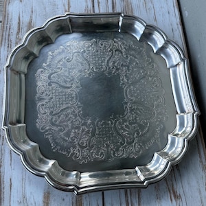 Gorham Heritage Tray - Etsy