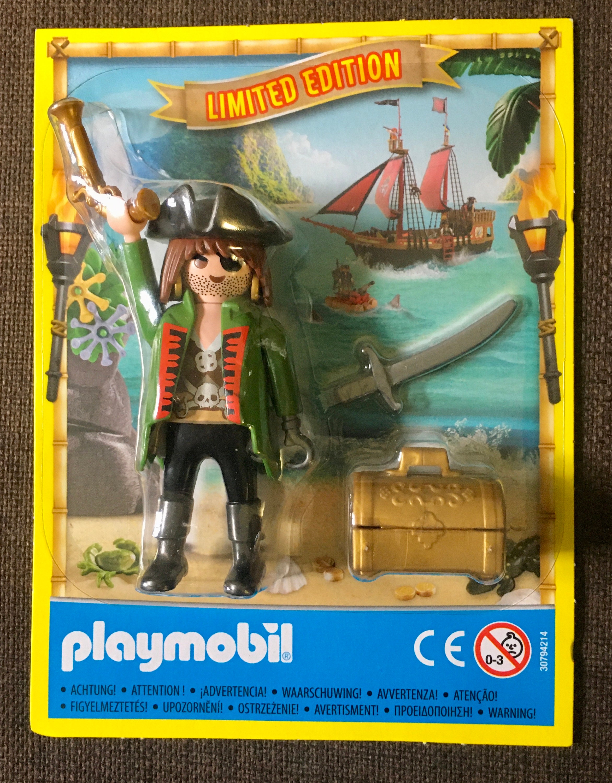 Playmobil - Pirates - 3550 - Bateau pirate complet - 1970-1979