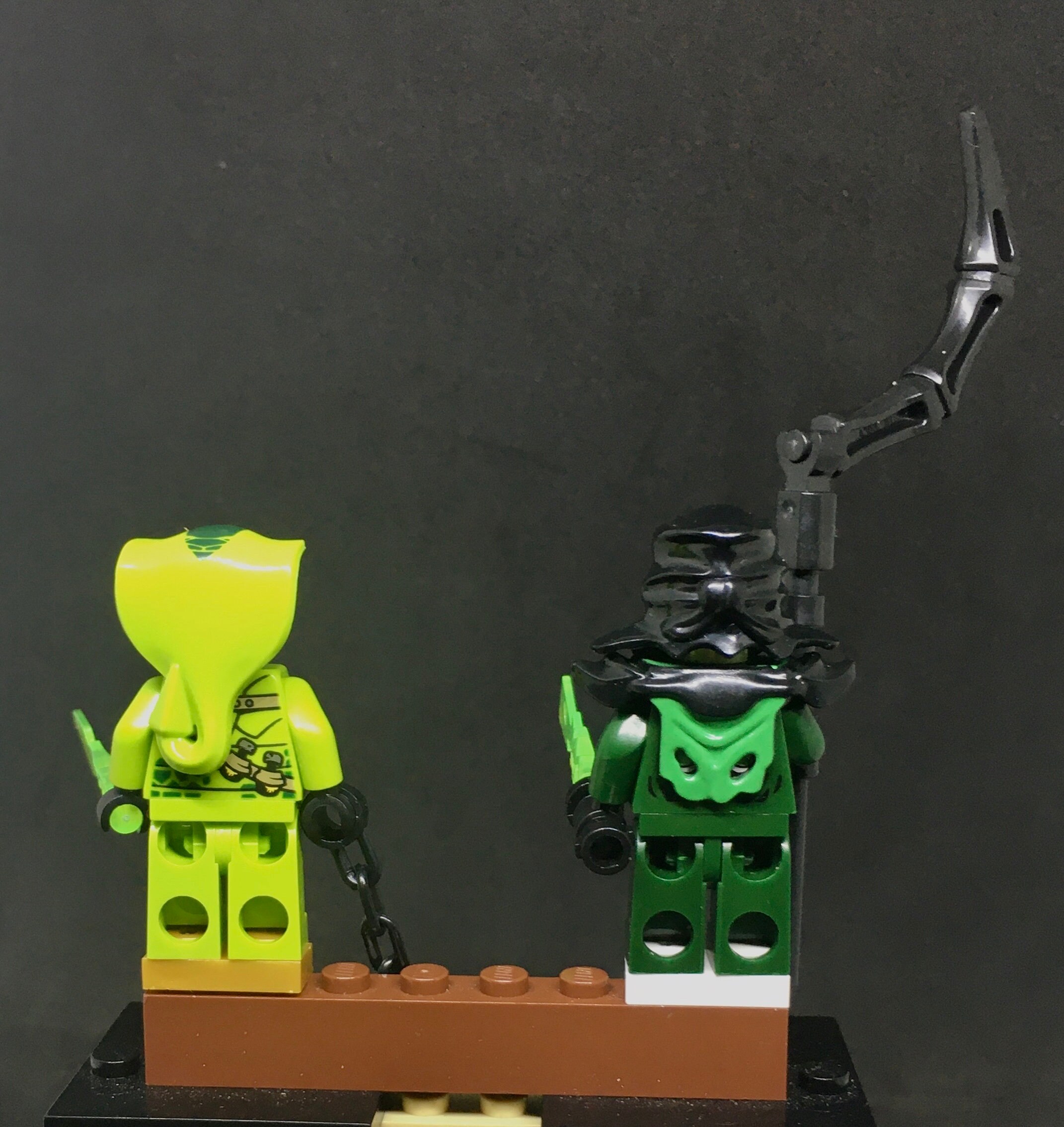 Evil green ninja minifigure sale