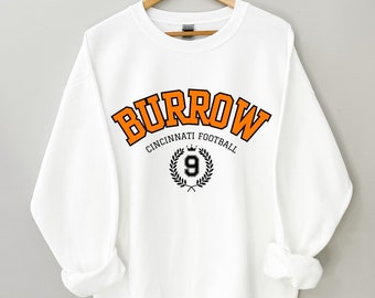 Joe Burrow Unisex Football Crewneck, Joe Burrow Sweatshirt, Cincinnati Bengals Gear, Bengals Sweatshirt, Joe Burrow Shirt, Bengals Shirt