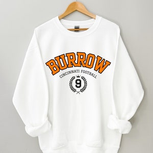 Joe Burrow Unisex Football Crewneck, Joe Burrow Sweatshirt, Cincinnati Bengals Gear, Bengals Sweatshirt, Joe Burrow Shirt, Bengals Shirt