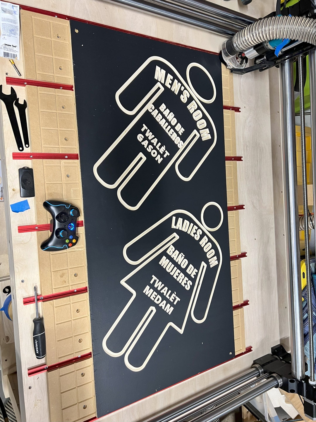 Men & Women Bathroom Signs DIGITAL FILES for CNC Svg , Crv , Dxf - Etsy