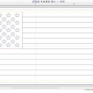 US Flag for VCarve Pro and Onefinity - Digital File Only, svg, dxf, crv, VCarve Pro File - to scale