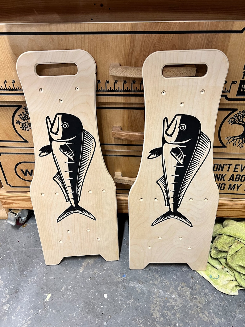 Fishing Rod Holder SVG, DXF and CRV Files for Cnc Using Vectric Vcarve