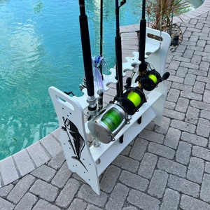 Fishing Rod Holder SVG, DXF and CRV files for Cnc using Vectric Vcarve Pro