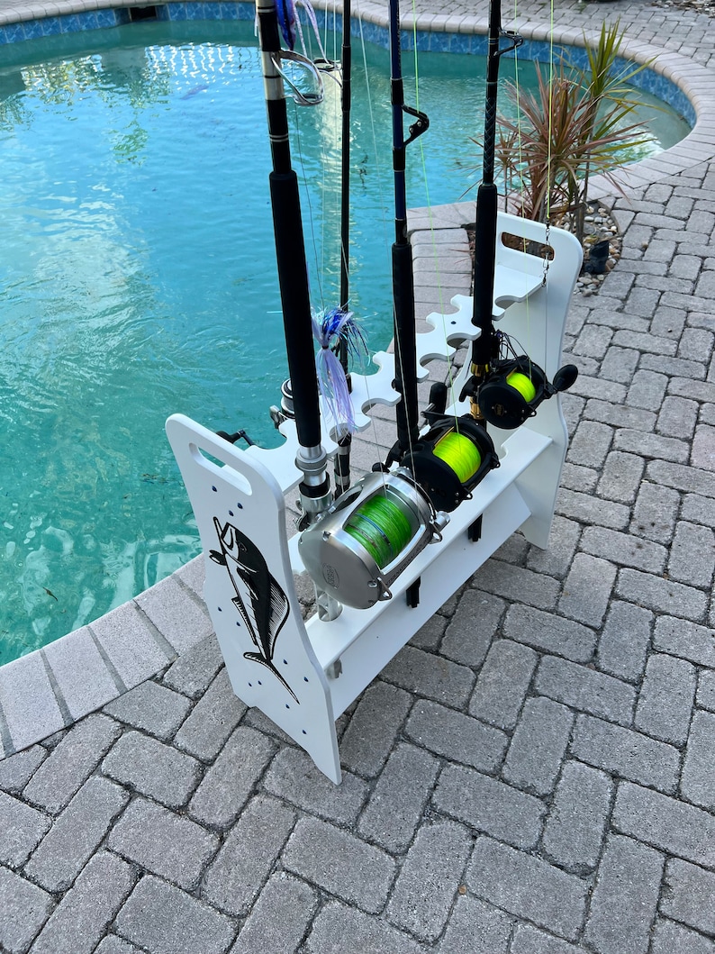 Fishing Rod Holder SVG, DXF and CRV Files for Cnc Using Vectric Vcarve