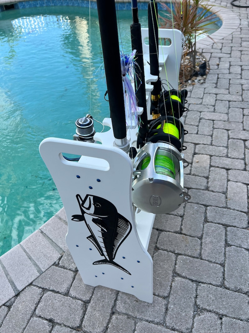 Fishing Rod Holder SVG, DXF and CRV Files for Cnc Using Vectric Vcarve