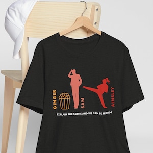 WEST WING Indovina la scena, maglietta di Ainsley e Sam, regalo per i fan di West Wing, programma televisivo democratico americano, regalo di Natale per il presidente Bartlet