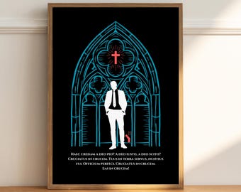 The West Wing Two Cathedrals Latin Tirade Printable, Political Print, West Wing Fan Gift, Election 2024 Democratic, American TV, Jed Bartlet