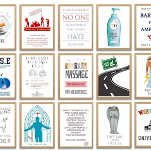 15x West Wing Printable Posters Bulk, Political Print, West Wing Fan Gift, Election 2024 Democratic, American TV, West Wing Wall Gallery Art