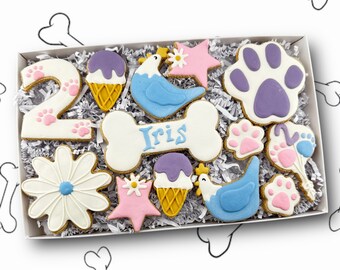 Happy BARKday! Box - Fully Personalized / Birthday / Dog Treats / Organic / Limited Simple Ingredients / All Natural / Pawsome Treats