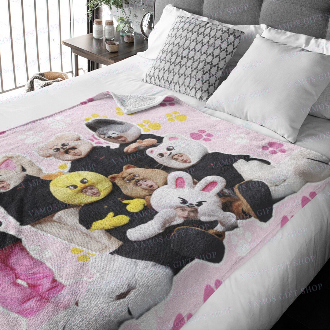 Stray Kids Skzoo Blanket Stray Kids Members Skz Blanket Etsy