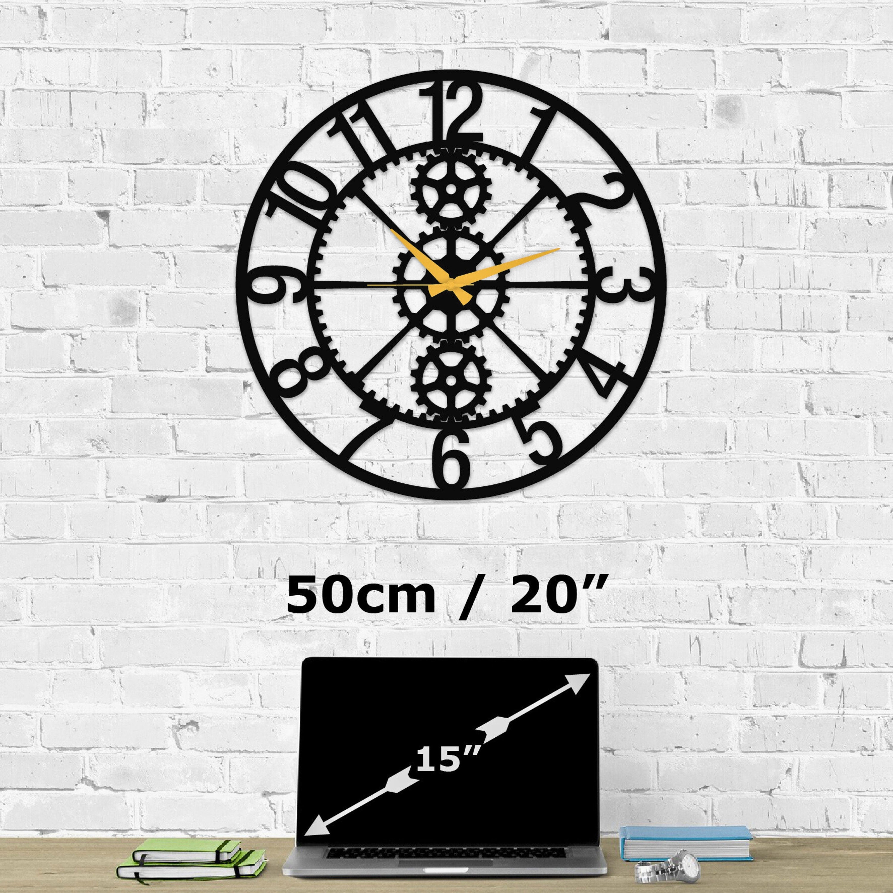 Metal Clock With Logo, Promo Watch Wall Decor, Promotional Gifts Giveaways, Customizable Clocks