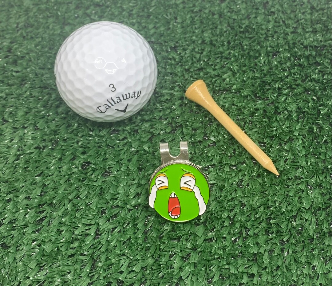 Colorful Emoji Golf Ball Marker Clip Etsy