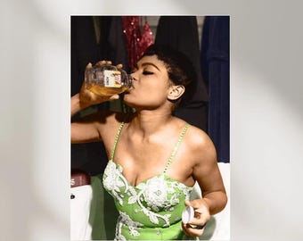 Eartha Kitt Honey Photograph: Restored Vintage Print (Digital Download)
