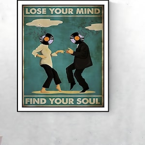 Lose Your Mind Record Couple Dancing - Vinyl Wall Art - Romantic Music Decor -Top Seller on Etsy