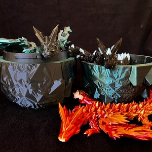 Ancient Winged Crystal Dragon Fidget Toy with Optional Egg – Aesthetic Decor & Plastic Pet Gift Idea
