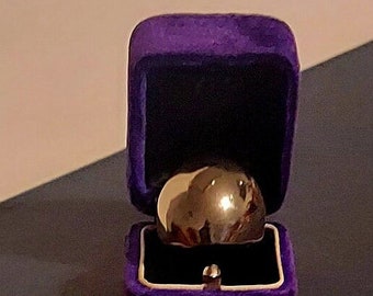 Vintage koepelring 925 sterlingzilver