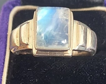 Vintage Moonstone Ring 925 Sterling Silver Nicki Butler