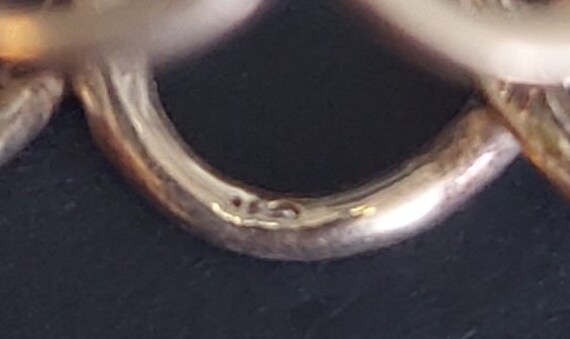 Vintage Infinity Carousel Ring 925 Sterling Silve… - image 7