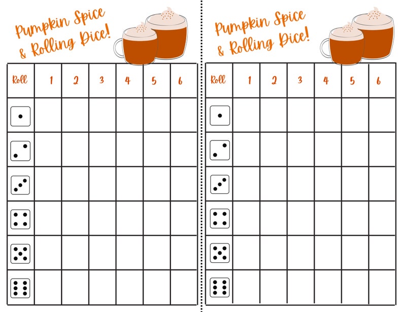 Fall Bunco Printable Bundle - Etsy