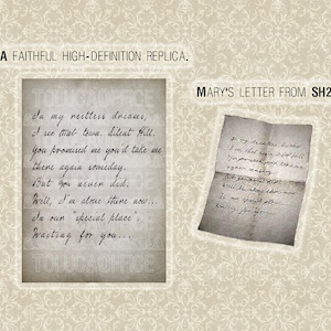 Mary’s Letter + Exclusive 312 Room Art Print | Silent Hill 2 Replica Set