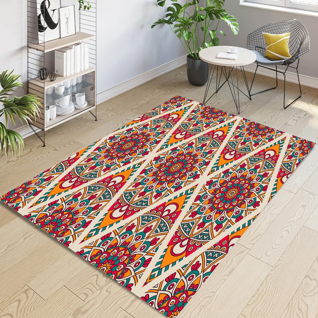 Handcrafted Elegance Stylish Living Room Rugs for Cozy Home Decor
