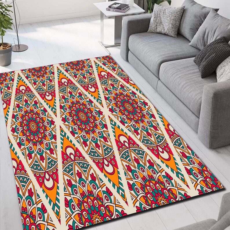 Handcrafted Elegance Stylish Living Room Rugs for Cozy Home Decor