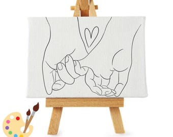 Kit de lienzo personalizado para fiestas de pintura, para beber y pintar/pintar por ti mismo